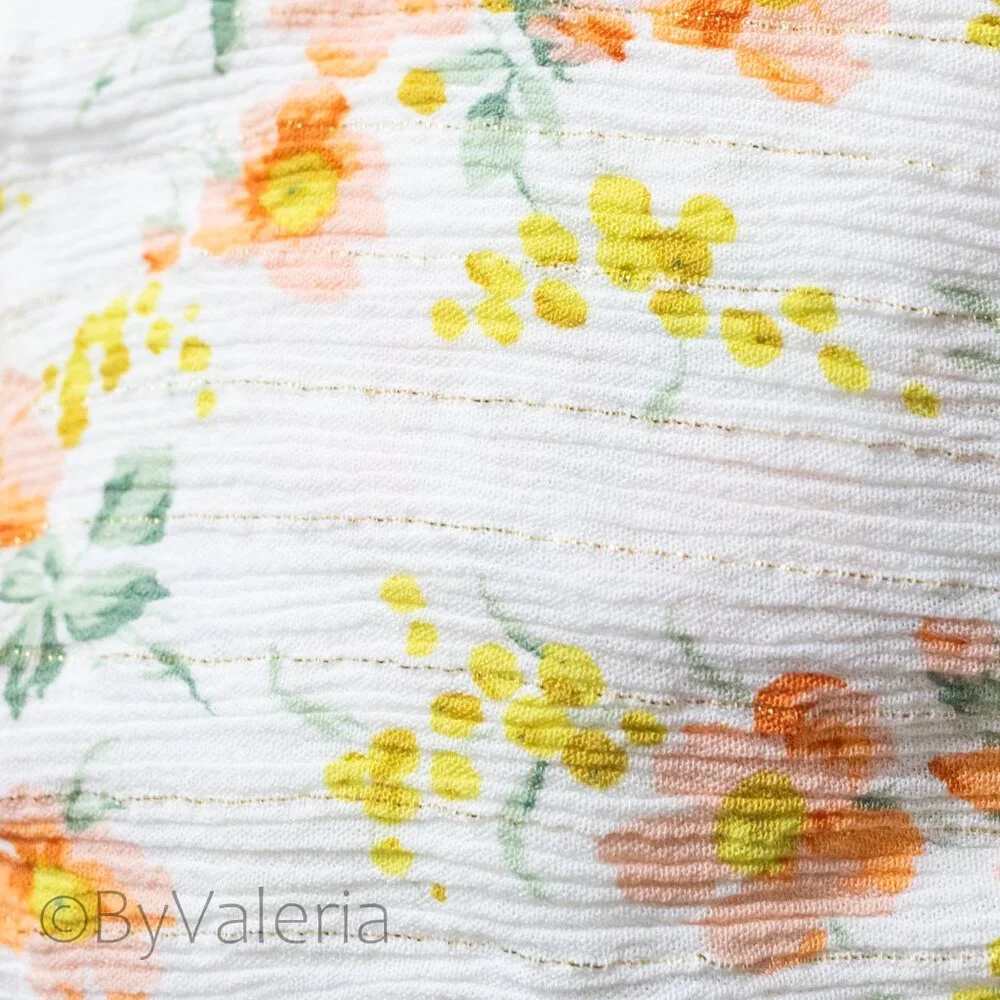 Cupcakes & Cashmere Floral Peasant Off-Shoulder Ruffle Mini Dress Size S Resort - Picture 9 of 9
